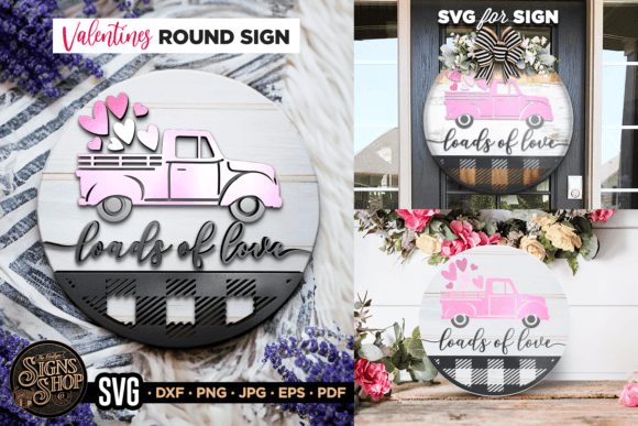 Download Loads of Love Plaid | SVG Round Sign - Loads of love Collection
