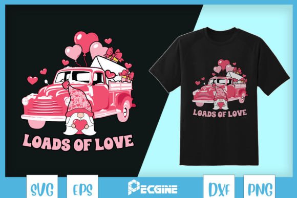 Download Loads of Love Gnome Car Valentine - Loads of love Collection