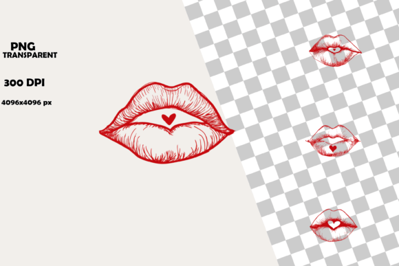 Download Cute Valentine Lips Clipart Bundle - Lips clipart bundle Collection