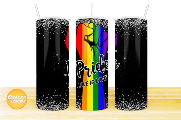 Download Skinny Tumbler Lgbt, Pride Love is Love - Premium Bundle