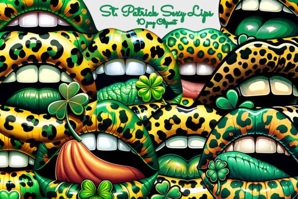 Download St. Patrick Sexy Lips Clipart Bundle - Lips clipart bundle Collection